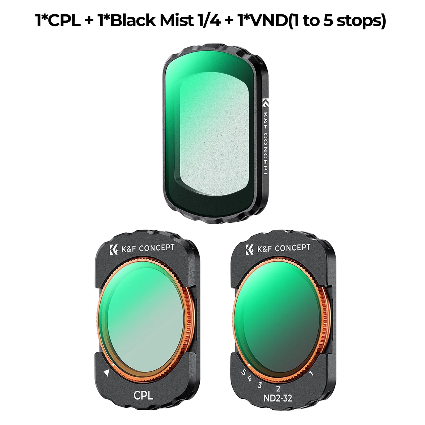 CineWorks Pro™ - K&amp; F Concept Sport Effect Filter Set for DJI Osmo Pocket 3