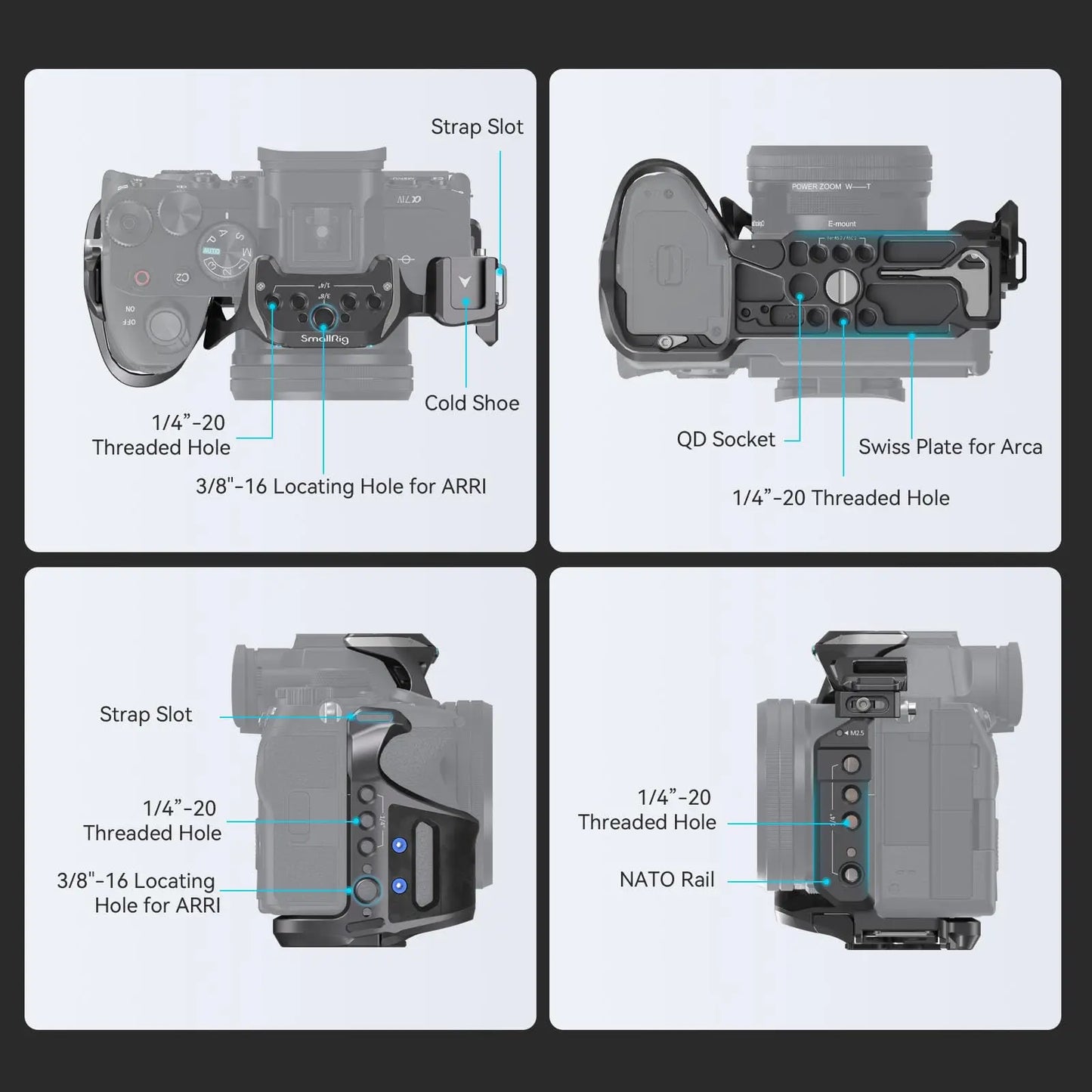 CineWorks Pro™ - SmallRig "Rhinoceros" Cage Kit
