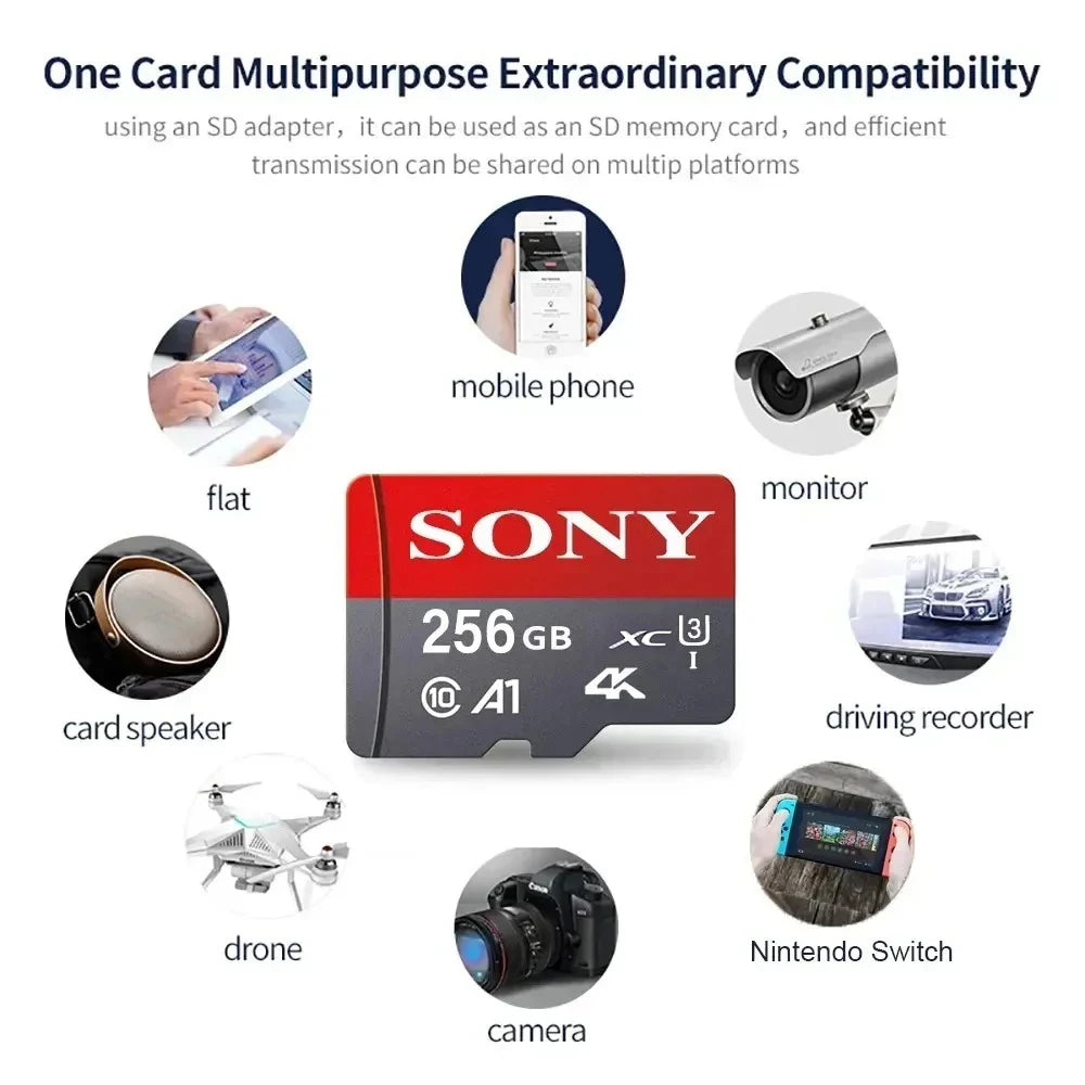 CineWorks Pro™ - SONY Micro SD TF Card Mini 1TB Memory Card