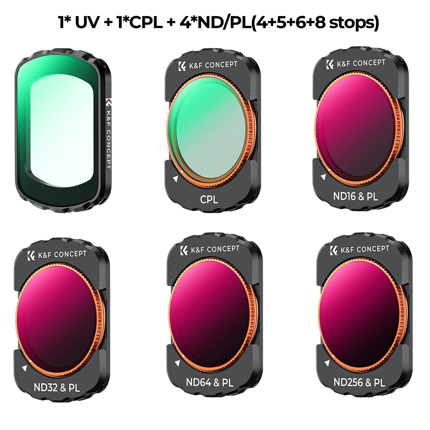 CineWorks Pro™ - K&amp; F Concept Sport Effect Filter Set for DJI Osmo Pocket 3