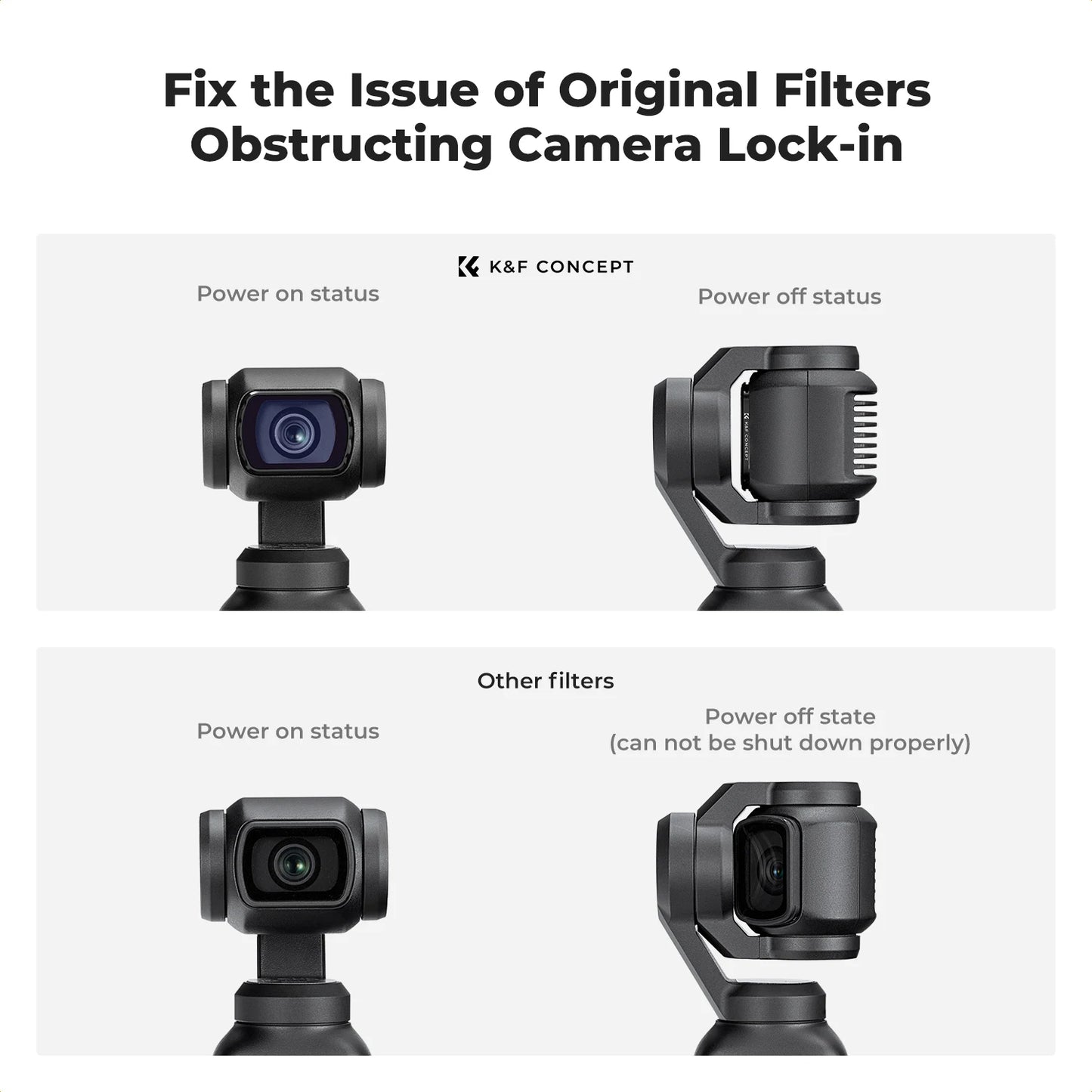 CineWorks Pro™ - K&amp; F Concept Sport Effect Filter Set for DJI Osmo Pocket 3