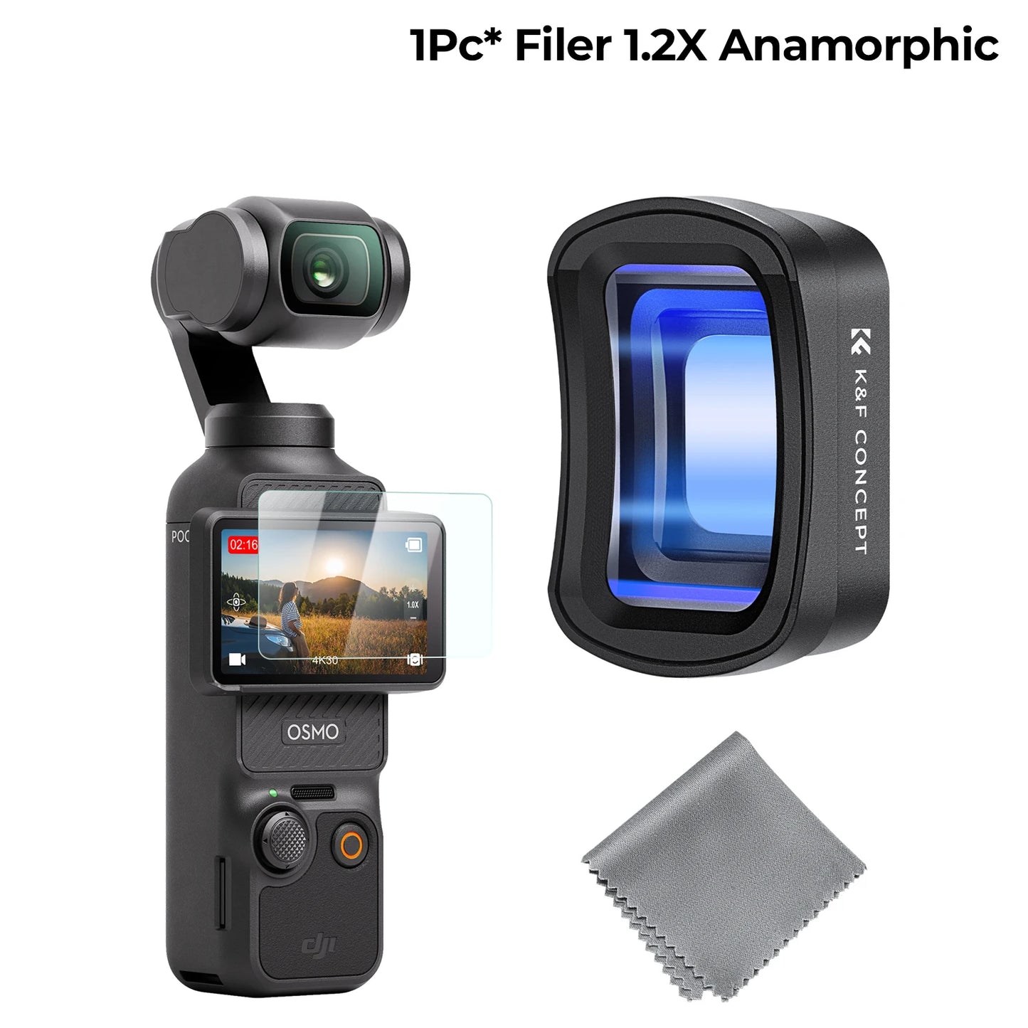 CineWorks Pro™ - K&amp; F Concept Sport Effect Filter Set for DJI Osmo Pocket 3